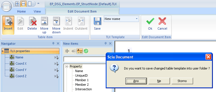 Table layout editor