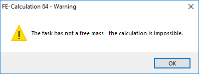 Error during modal analysis