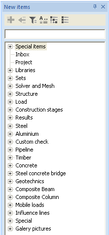 Components of Engineering Report workspace
